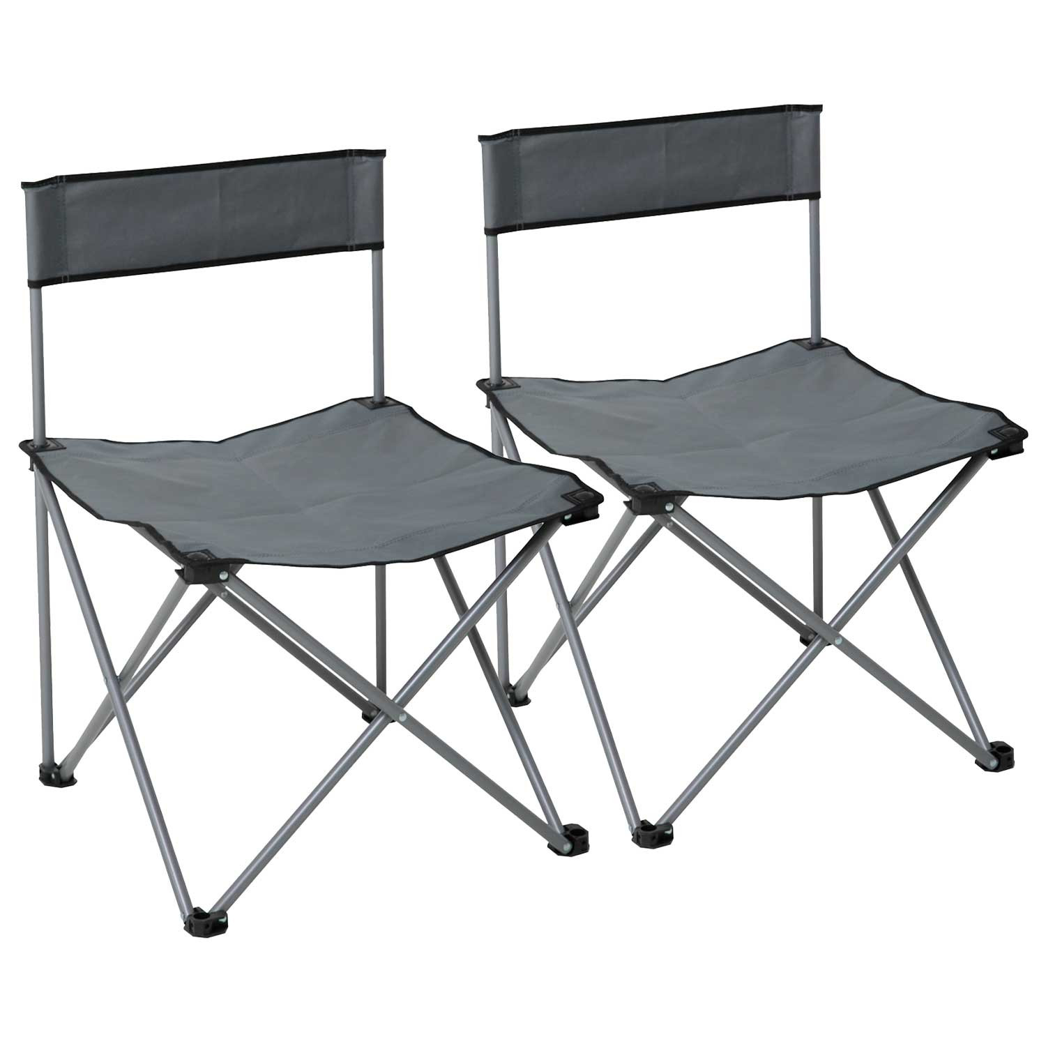 Pack 2 Cadeiras de campismo dobráveis 49x49x72,5cm 7house Mesas e cadeiras dobráveis 1
